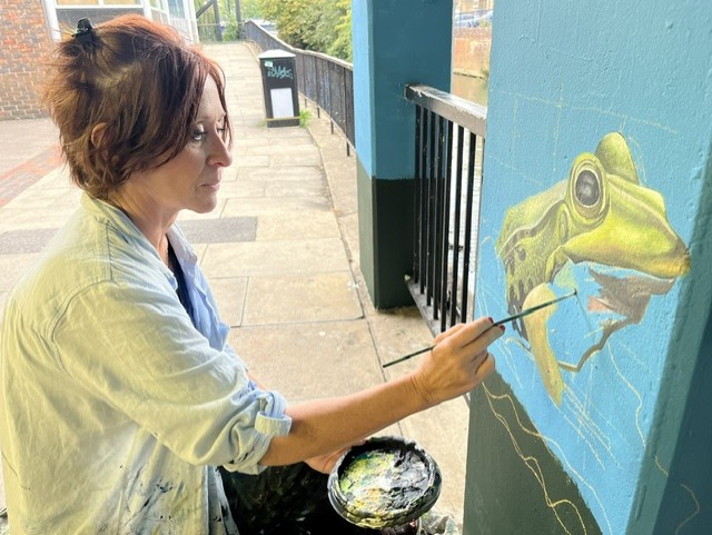 Nathalie’s Riverside Art Offers a Challenge To The People of Guildford
