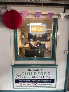 The new relaunched Guildford ShopMobility