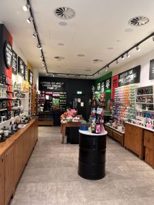 The new, more accessible shop floor in Lush.